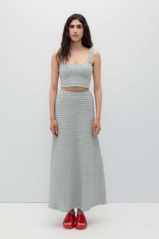  리타 롱 스커트 로우 다나에 스커트