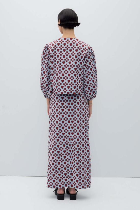  리타 롱 스커트 로우 푸오코 스커트 - RITA