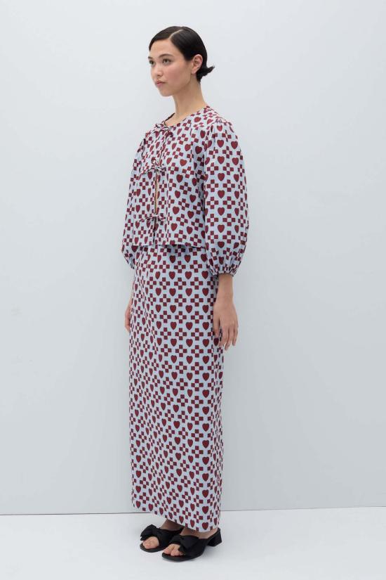  리타 롱 스커트 로우 푸오코 스커트 - RITA