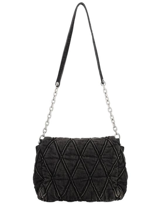 26SS 디젤 참 D 이니셜 M 숄더백 X09596 P6330T8013 BLACK - DIESEL