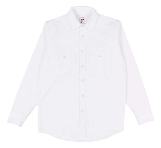  Randy's Garments 긴팔 셔츠 랜디스 가먼츠 3포켓 작업 셔츠 (화이트)