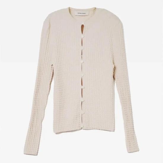  사야카 다비스 뉴욕 가디건 사야카 데이비스 뉴욕 웨이비 립 카디건 - SAYAKA DAVIS NEW YORK