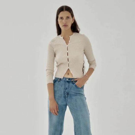  사야카 다비스 뉴욕 가디건 사야카 데이비스 뉴욕 웨이비 립 카디건 - SAYAKA DAVIS NEW YORK