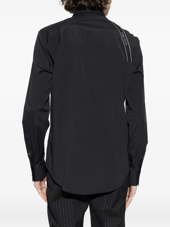 26SS 알렉산더 맥퀸 긴팔 셔츠 828170QNAAB 0506 BLACK SILVER - ALEXANDER MCQUEEN