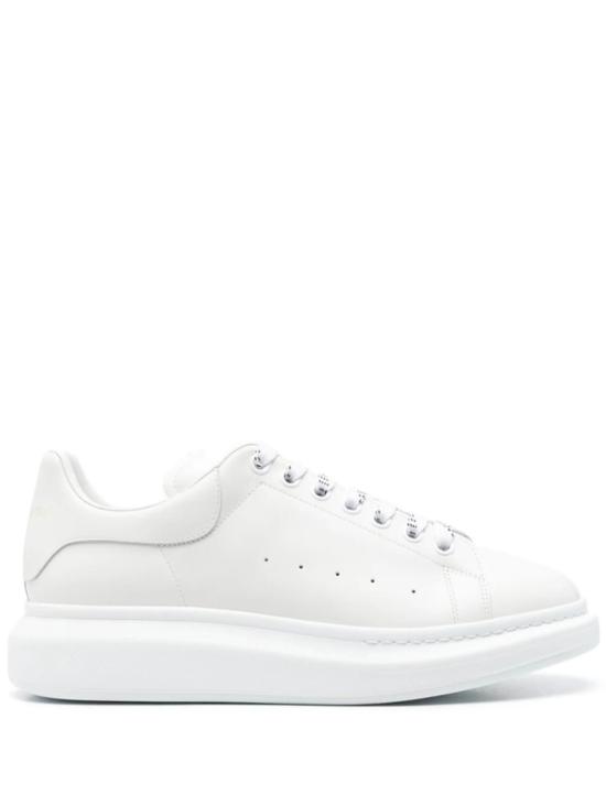26SS 알렉산더 맥퀸 오버사이즈드 스니커즈 553770WIAIG 9007 WHITE WHITE