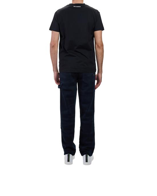 26SS 칼라거펠트 반팔 티셔츠 KM755061 552241 990 black NERO - KARL LAGERFELD