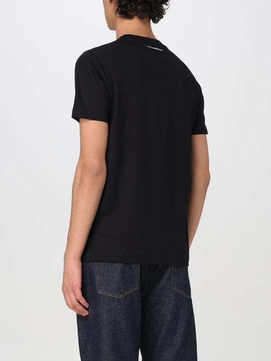 26FW 칼라거펠트 반팔 티셔츠 KM755061 552241 990 black NERO - KARL LAGERFELD