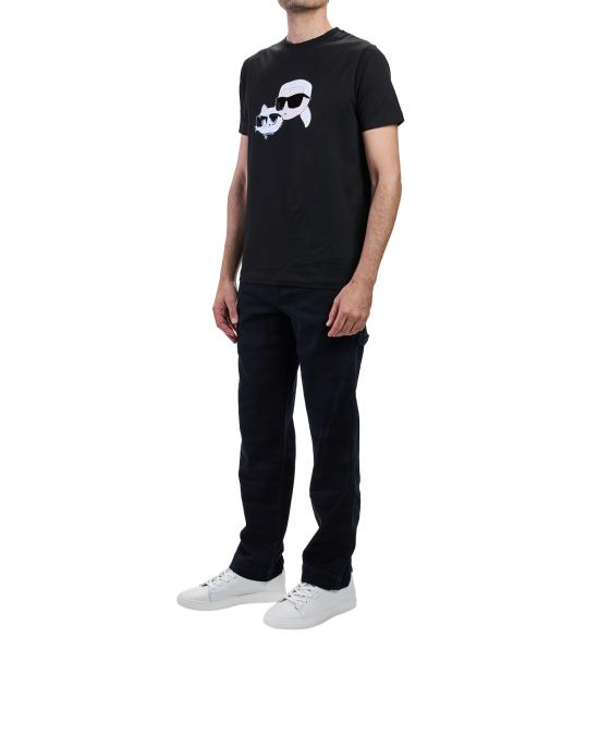 26SS 칼라거펠트 반팔 티셔츠 KM755061 552241 990 black NERO - KARL LAGERFELD