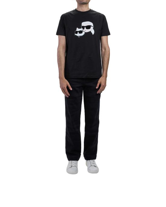 26SS 칼라거펠트 반팔 티셔츠 KM755061 552241 990 black NERO - KARL LAGERFELD