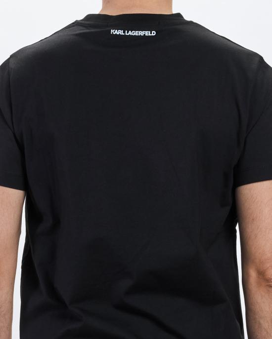 26SS 칼라거펠트 반팔 티셔츠 KM755061 552241 990 black NERO - KARL LAGERFELD