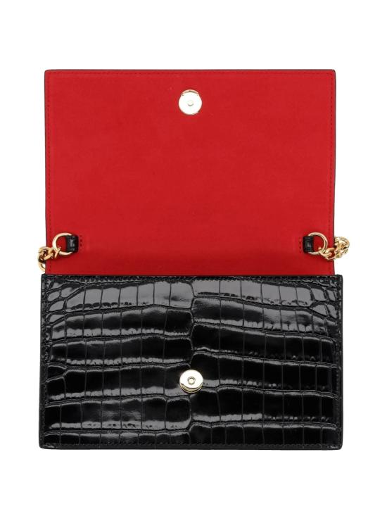 26SS 알렉산더 맥퀸 크로스백 8552911HB0G 1001 BLACK GOLD - ALEXANDER MCQUEEN