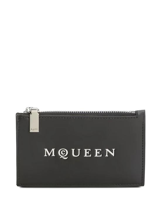 26SS 알렉산더 맥퀸 남성지갑 8361461AAU6 1080 BLACK SILVER