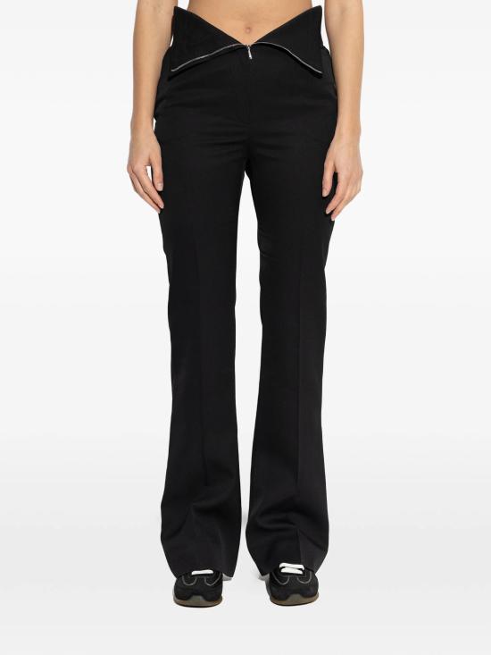 26SS 알렉산더 맥퀸 스트레이트 팬츠 857843QJADA 1000 BLACK - ALEXANDER MCQUEEN