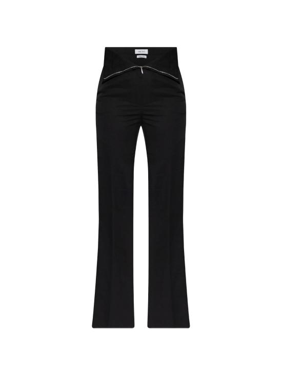 26SS 알렉산더 맥퀸 스트레이트 팬츠 857843QJADA 1000 BLACK