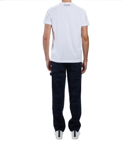 26SS 칼라거펠트 반팔 티셔츠 KM755061 552241 10 white BIANCO - KARL LAGERFELD