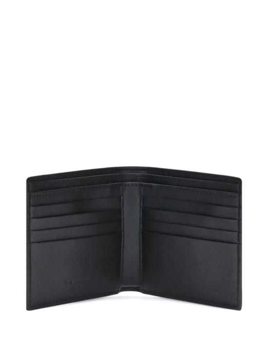 26SS 알렉산더 맥퀸 남성지갑 8361471AAU6 1080 BLACK BONE - ALEXANDER MCQUEEN