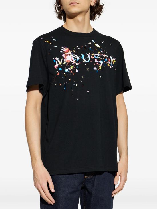 26SS 알렉산더 맥퀸 탑 857144QTAEF 0555 BLACK MULTI - ALEXANDER MCQUEEN