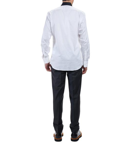26SS 칼라거펠트 긴팔 셔츠 KM605116 552602 19 white black BIANCO NERO - KARL LAGERFELD