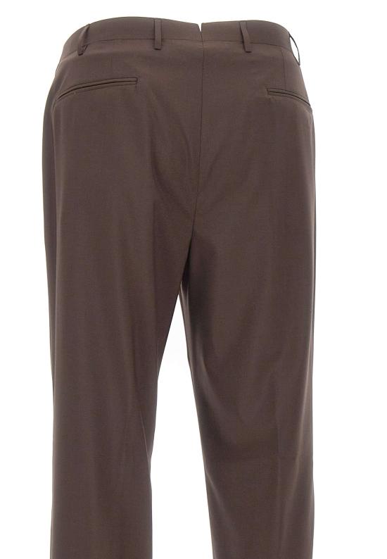 26SS 꼬르넬리아니 스트레이트 팬츠 274575 27184870307R Brown - CORNELIANI