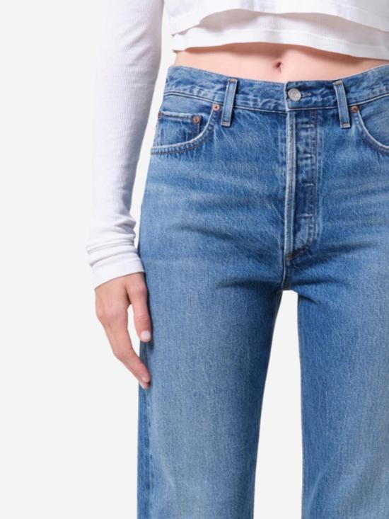  에이골디 데님 팬츠 아골드 90년대 핀치 웨이스트 청바지 - AGOLDE