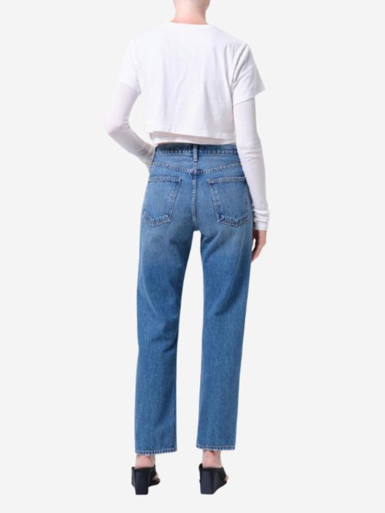  에이골디 데님 팬츠 아골드 90년대 핀치 웨이스트 청바지 - AGOLDE