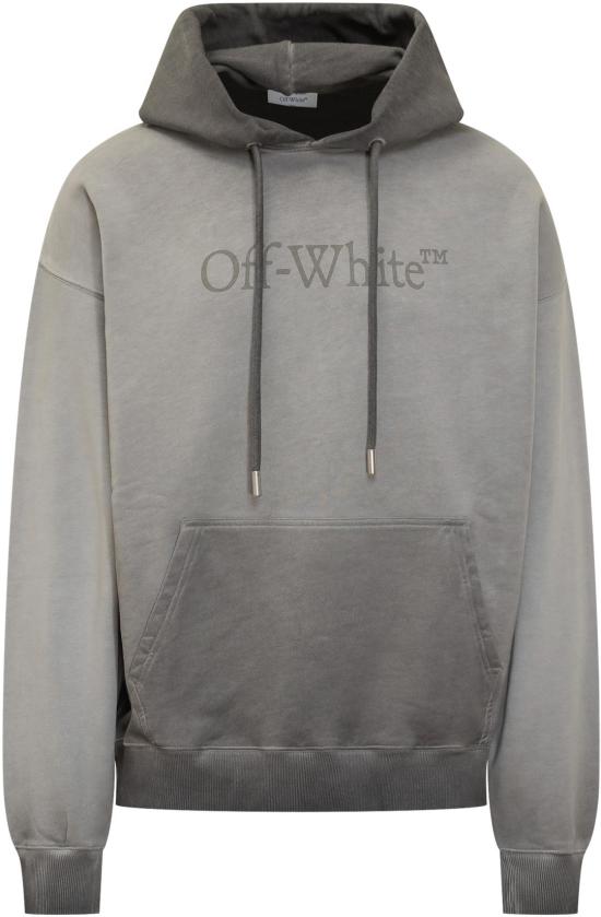 25FW 오프화이트 런더리 스케이트 후드 티셔츠셔츠 OMBB085F25FLE00V1212 TAUPE