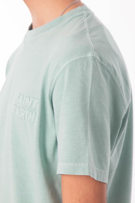 26SS 세인트바쓰 반팔 티셔츠 POT0001 TEX0001 53 Green - MC2 SAINT BARTH