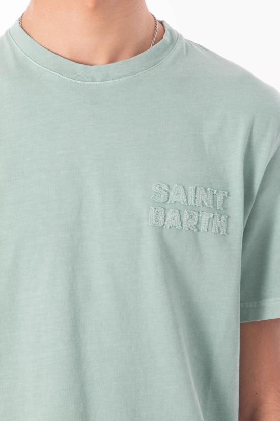 26SS 세인트바쓰 반팔 티셔츠 POT0001 TEX0001 53 Green - MC2 SAINT BARTH