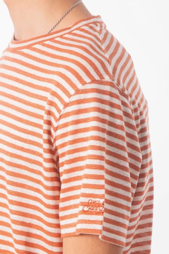 26SS 세인트바쓰 반팔 티셔츠 DOV0010 4710H Beige - MC2 SAINT BARTH