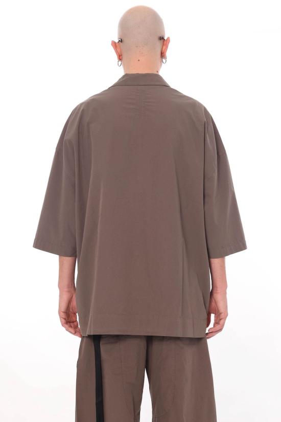 26SS 다크쉐도우 반팔 셔츠 DU01F4290 CR 34 Brown - DRKSHDW