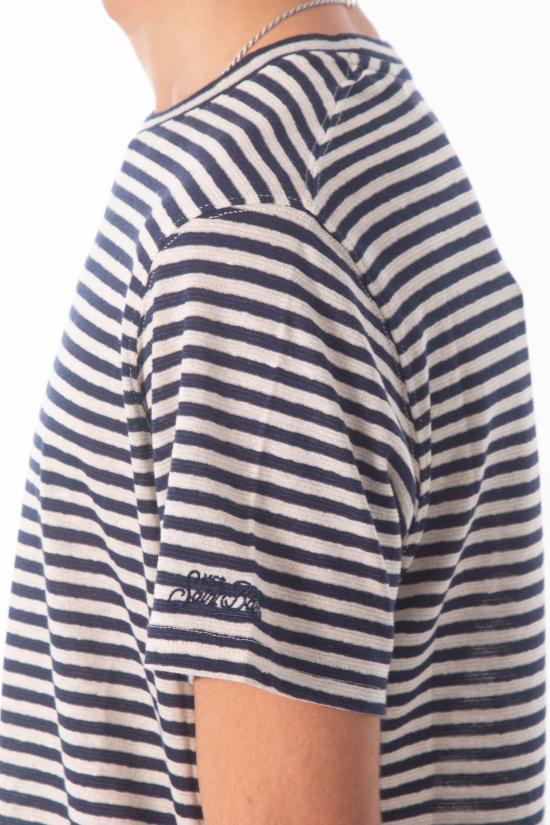 26SS 세인트바쓰 반팔 티셔츠 DOV0010 6110H Blue - MC2 SAINT BARTH