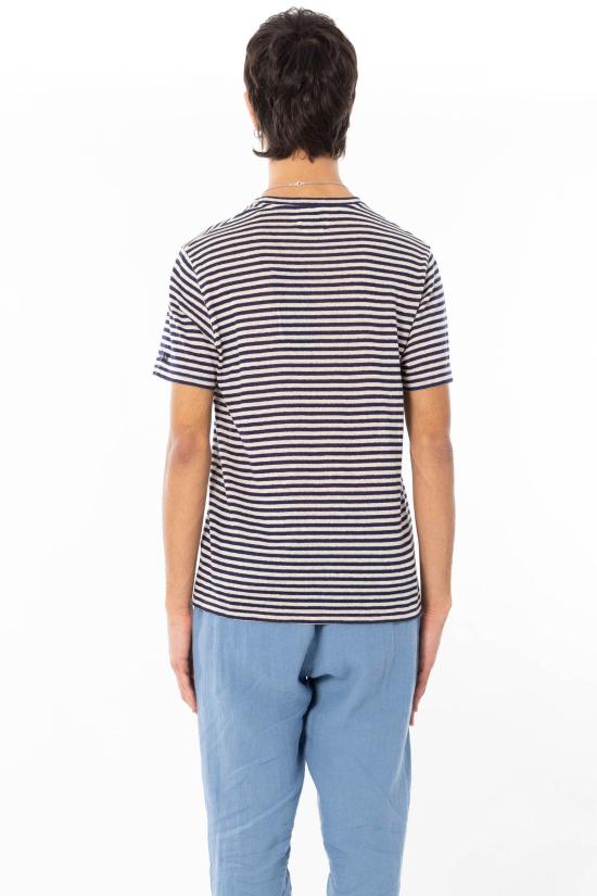 26SS 세인트바쓰 반팔 티셔츠 DOV0010 6110H Blue - MC2 SAINT BARTH