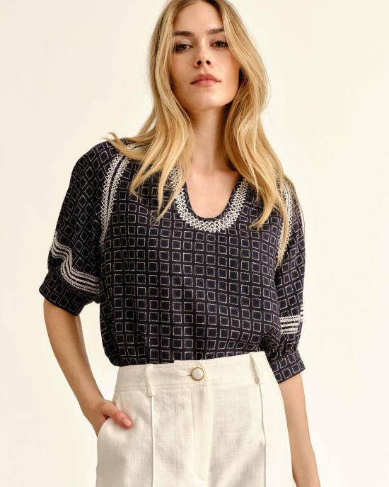  카르톨리나 블라우스 엘리너 탑 - CARTOLINA