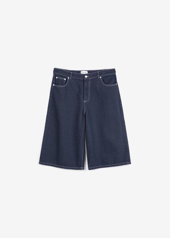  보보쇼즈 데님 숏팬츠 보보 초스 콘트라스트 스티칭 데님 버뮤다 쇼츠 - BOBO CHOSES