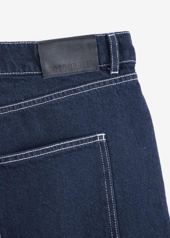  보보쇼즈 데님 숏팬츠 보보 초스 콘트라스트 스티칭 데님 버뮤다 쇼츠 - BOBO CHOSES