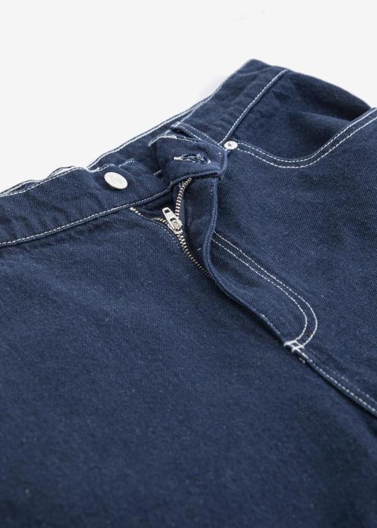  보보쇼즈 데님 숏팬츠 보보 초스 콘트라스트 스티칭 데님 버뮤다 쇼츠 - BOBO CHOSES