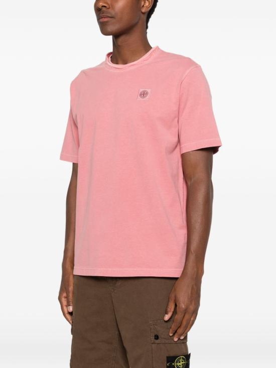 26SS 스톤 아일랜드 반팔 티셔츠 L1S152100020 S0368V018G Oleander - STONE ISLAND