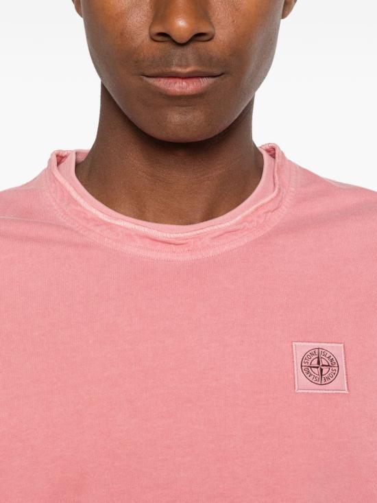 26SS 스톤 아일랜드 반팔 티셔츠 L1S152100020 S0368V018G Oleander - STONE ISLAND