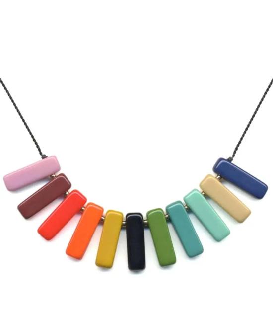  I. Ronni Kappos 목걸이/팬던트 I. 로니 카포스 스펙트럼 바 목걸이