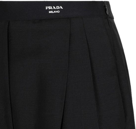  프라다 스트레이트 팬츠 P230HS23212I1F0002 BLACK - PRADA