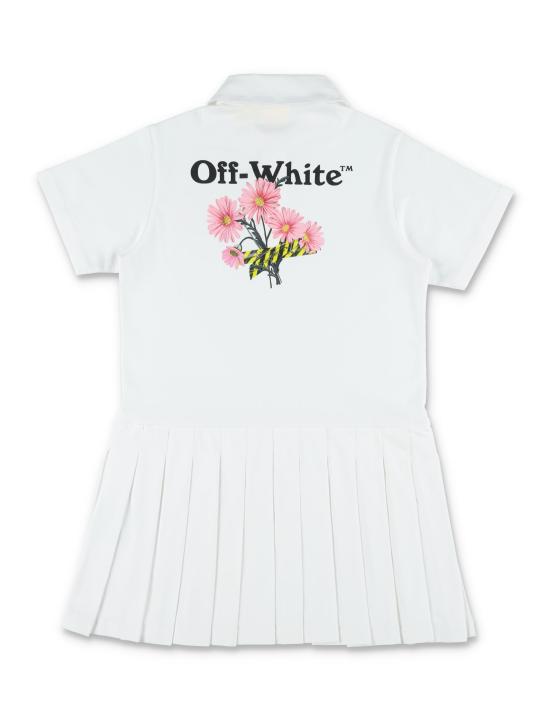 26SS [키즈] 오프화이트 원피스 OGDH007S26JER001 100 Bianco - OFF WHITE