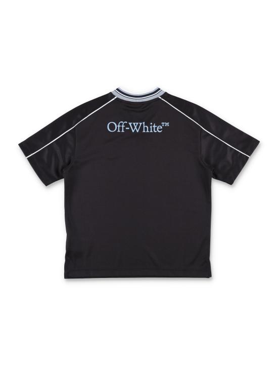 26SS [키즈] 오프화이트 티셔츠 OBAA018S26JER001 Nero - OFF WHITE