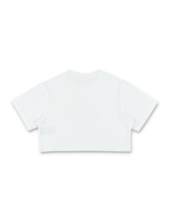 26SS [키즈] 오프화이트 티셔츠 OGAA019S26JER001 100 Bianco - OFF WHITE
