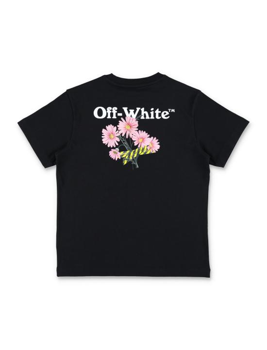 26SS [키즈] 오프화이트 티셔츠 OGAA001S26JER004 Nero - OFF WHITE