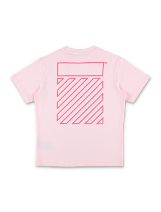 26SS [키즈] 오프화이트 티셔츠 OGAA001S26JER006 683 BALLET SLIPPER - OFF WHITE