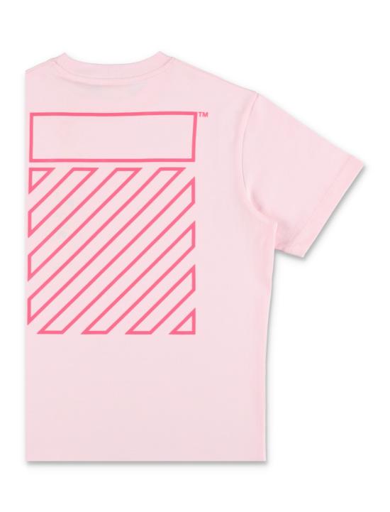 26SS [키즈] 오프화이트 티셔츠 OGAA001S26JER006 683 BALLET SLIPPER - OFF WHITE