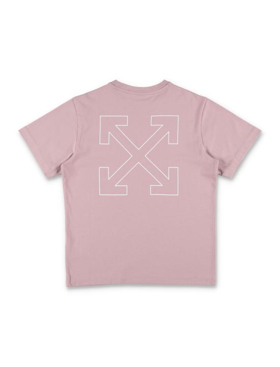 26SS [키즈] 오프화이트 티셔츠 OG2B001S26JER001 960 Rosso - OFF WHITE