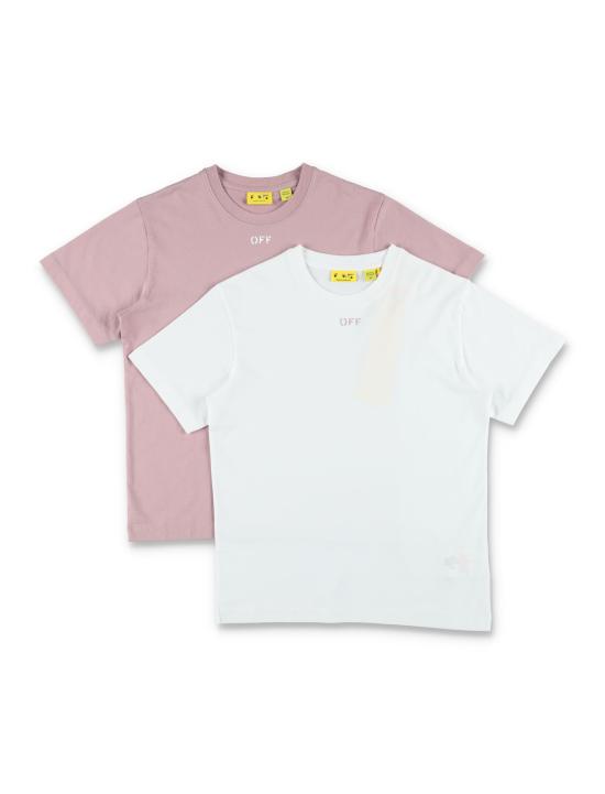 26SS [키즈] 오프화이트 티셔츠 OG2B001S26JER001 960 Rosso