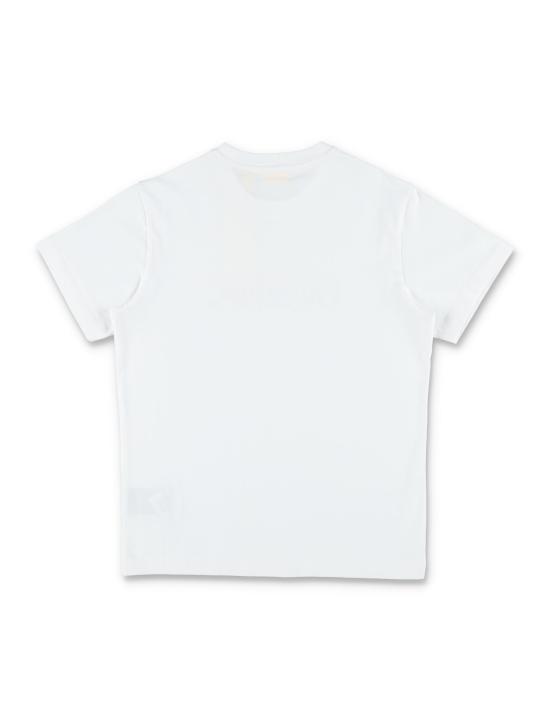 26SS [키즈] 오프화이트 티셔츠 OBAA002S26JER001 100 Bianco - OFF WHITE