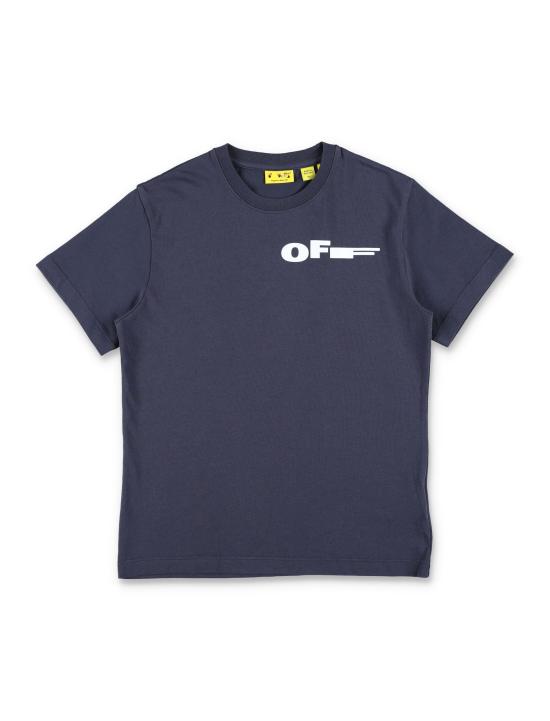 26SS [키즈] 오프화이트 티셔츠 OBAA002S26JER00A 410 SEABORNE